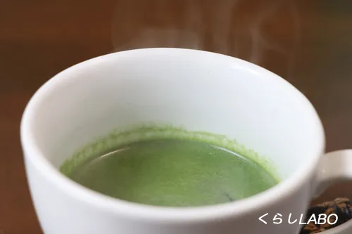 ホットの青汁